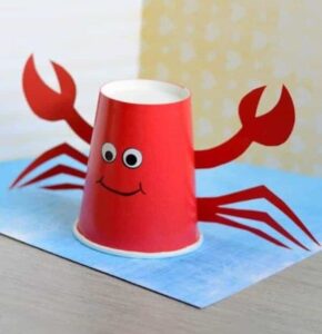 Crab Crafts for Kids to Make - Paper Plate Crafts, Handprint & More ...