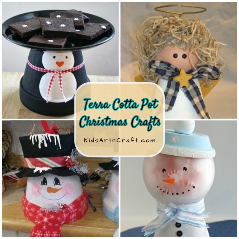 Creative Terra Cotta Pot Christmas Crafts for Kids