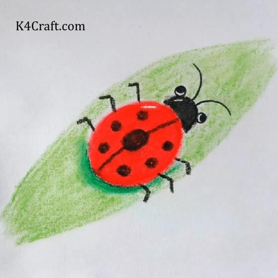 A WALK THROUGH THE WORLD OF DAZZLING ART Hello Kittyred Bug On Green