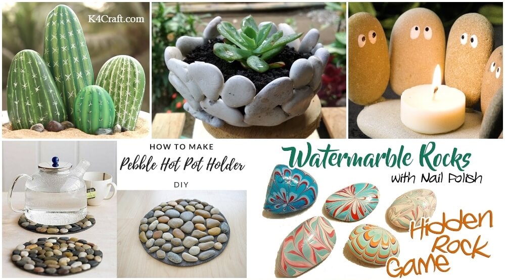 Stone, Rock DIY Crafts to Beautify Your Life