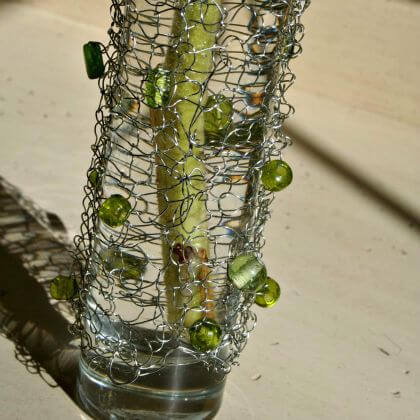 Knit Wire Vases Gift Ideas