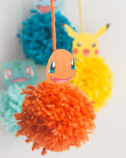 DIY Pokemon Pom Poms: