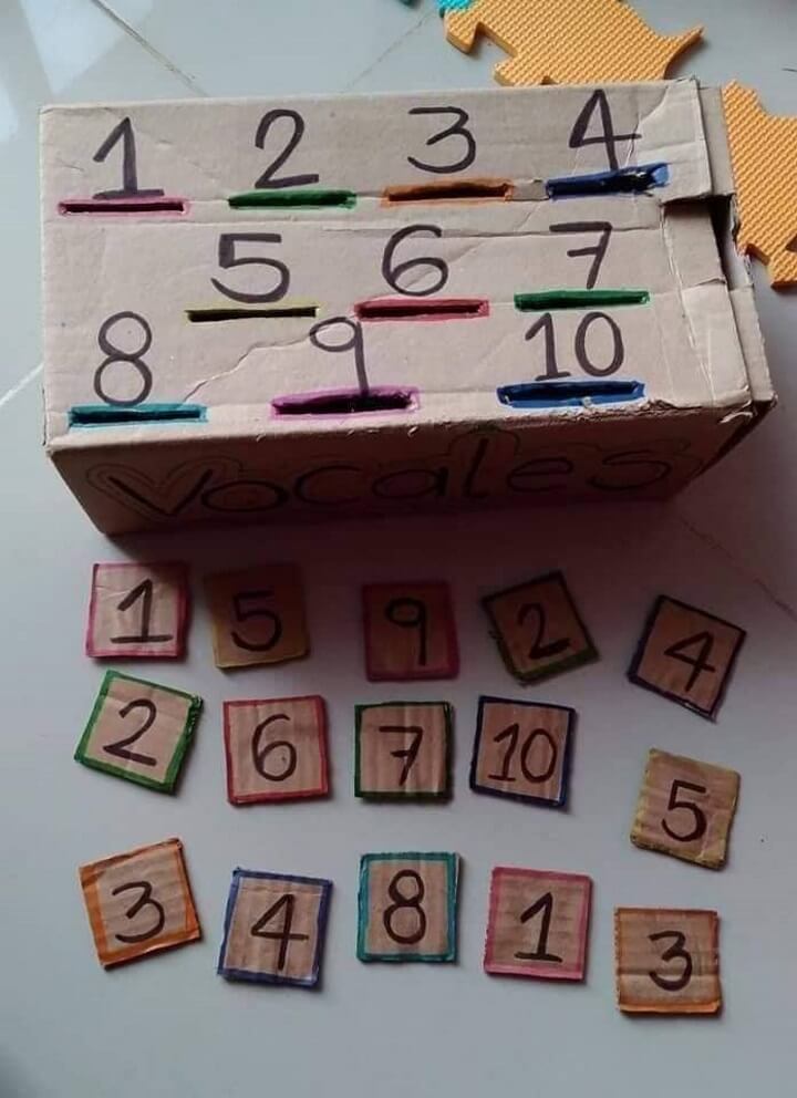Learning Activities for Kids THE NUMBER BOX