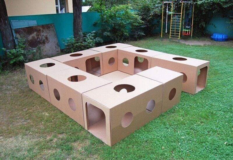 Fun-To-Make Cardboard Box Tunnel For Preschoolers Cardboard Toy Crafts