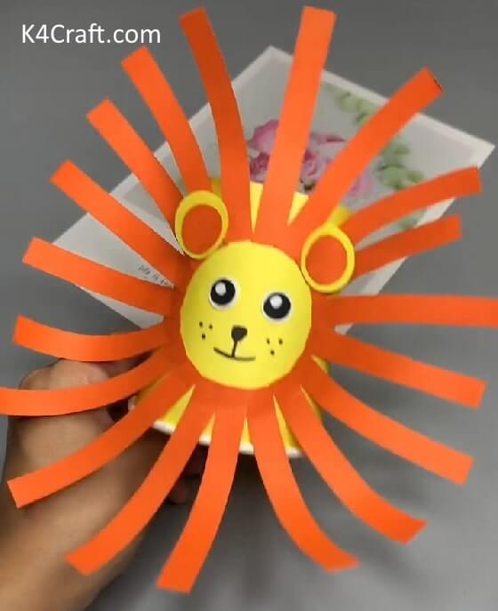 The Lion King! - Children can be inventive and make paper crafts 