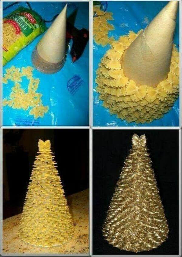 Use pasta in making decorations for birthdays