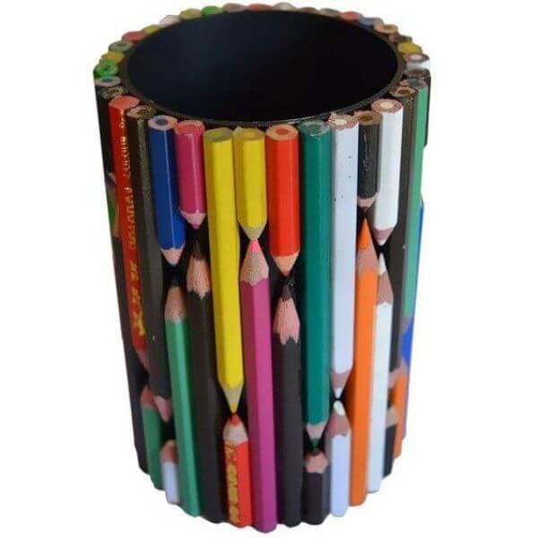 Organize And Customize : Creative DIY Stationary Organizers Cool Color Pencil Stand