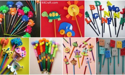 How to Make Easy DIY Pencil Toppers Craft Ideas