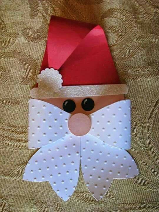 Easy and Amazing Santa Craft Ideas The one with a bow