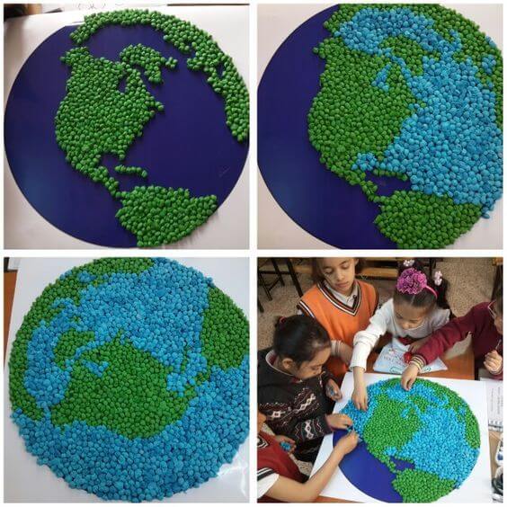 The giant earth activity - Earth Day Art & Craft Ideas for Kids