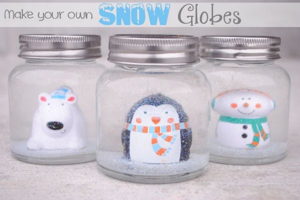 DIY snow globes
