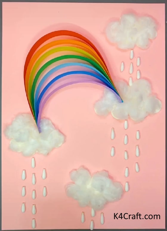 Easy Paper Craft Ideas For Kids-Rainbow - Fun and easy paper crafting activities for children.