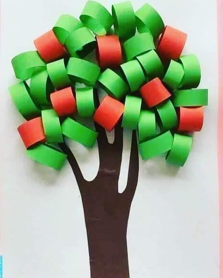 Simple and Amazing Craft Ideas for Kids! The Apple Tree Craft