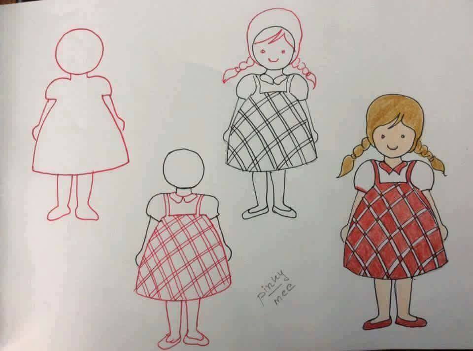 Enhance Drawing Skills of Your Kids Pretty Girl