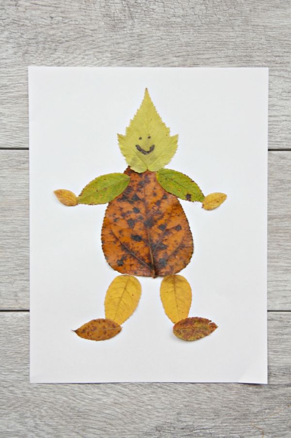 Fall Craft Ideas for Kids Leaf Person
