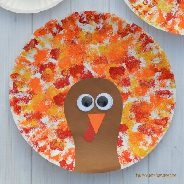 Fall Craft Ideas for Kids Spray Paint Hen