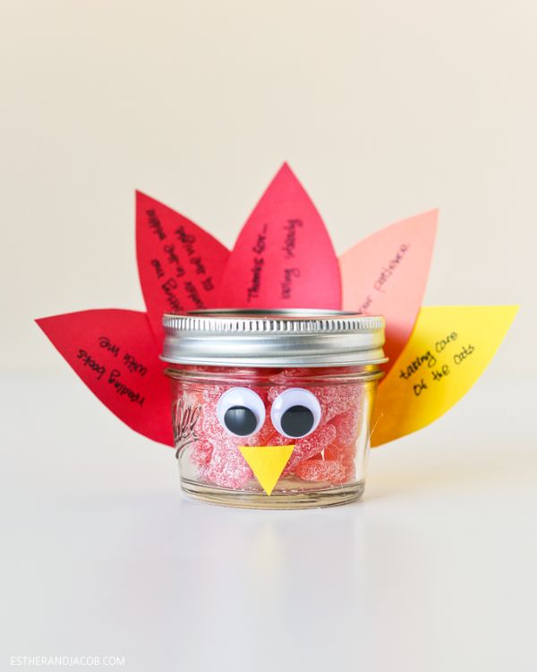 Fall Craft Ideas for Kids Fancy Candy Jar