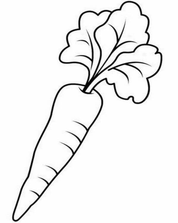 Kids Can Color Their Own Vegetables with this Free Printable