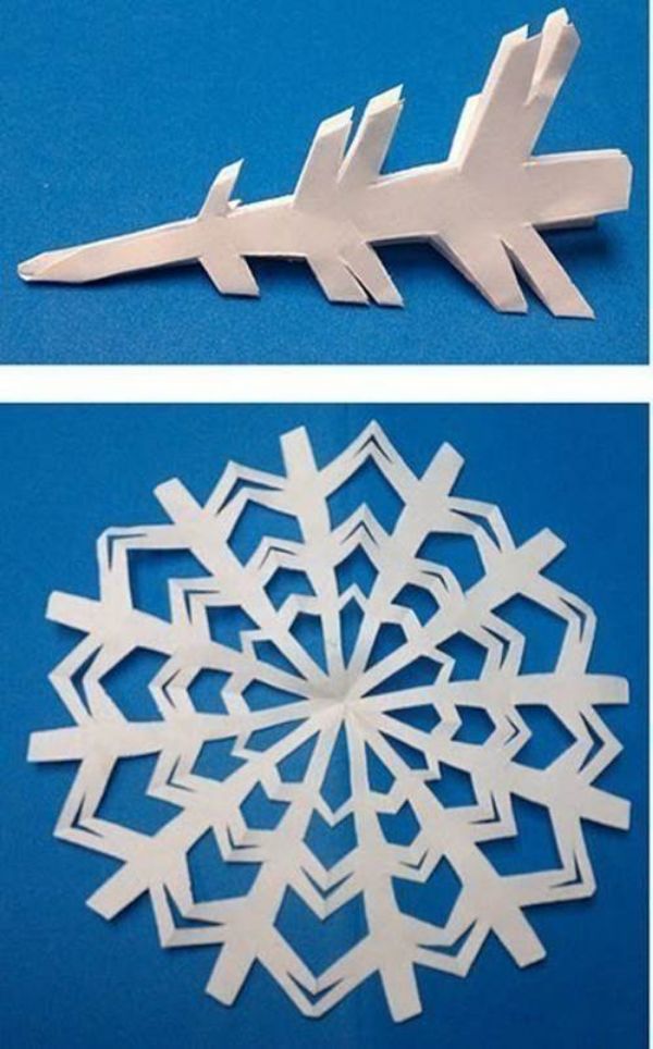 How to Make 6 Pointed Paper Snowflake - Step by Step Tutorials