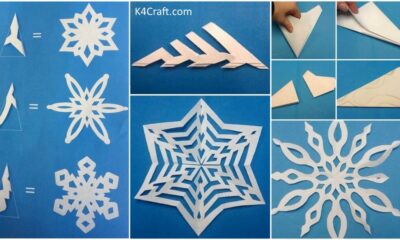 10+ Ways to Make 6 Pointed Paper Snowflakes