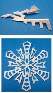 10+ Ways to Make 6 Pointed Paper Snowflakes - Kids Art &amp; Craft