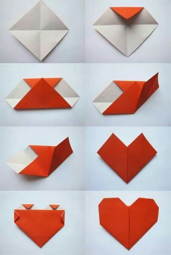 Origami Heart - Easy Paper Origami for Kids