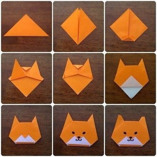 Origami Fox - Easy Paper Origami for Kids
