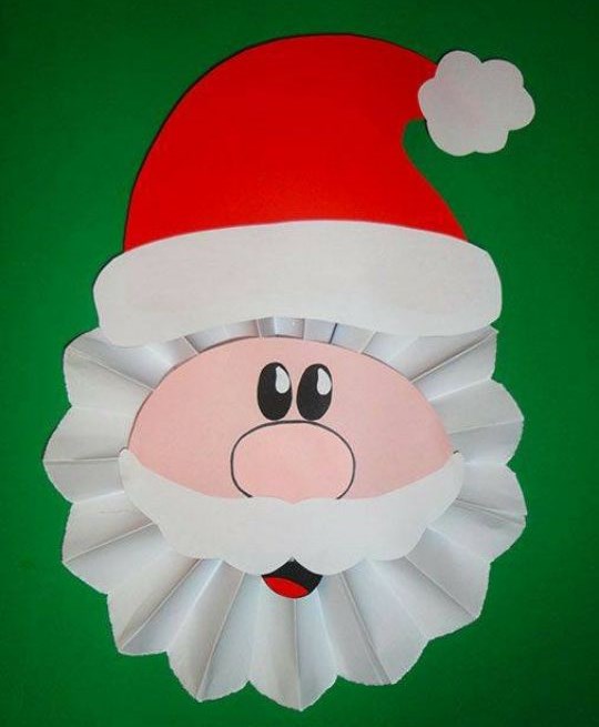 Santa Claus Craft Ideas for Kids Paper Santa
