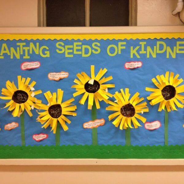 School bulletin board idea to remind you to be kind everyday