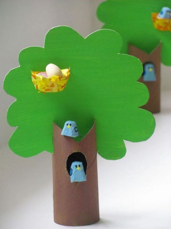Nature oriented craft from toilet paper rolls - Toilet Paper Roll Crafts for Kids