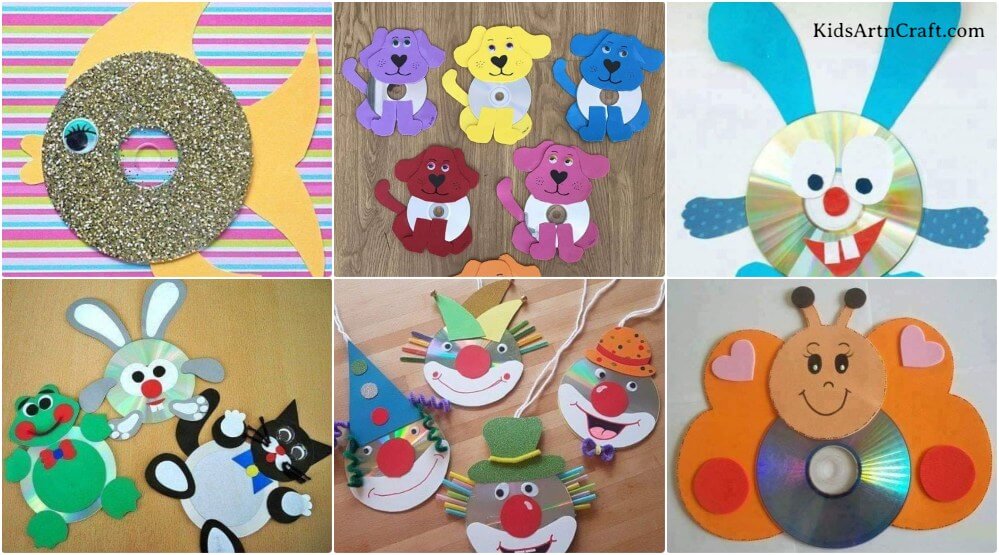 DIY CD Craft Ideas for Kids to Polish Their Creativity