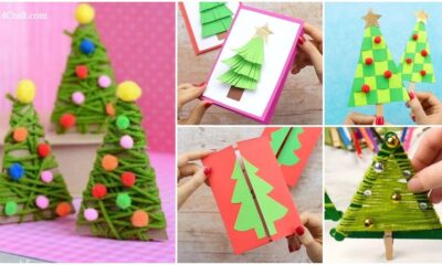 DIY Christmas Tree Crafts To Celebrate Festival with Kids