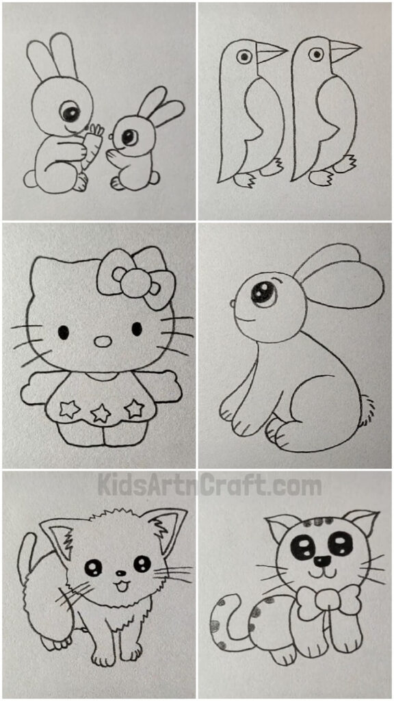 Easy Animal Drawings for Kids To Enlighten Your Budding Artist - Kids ...