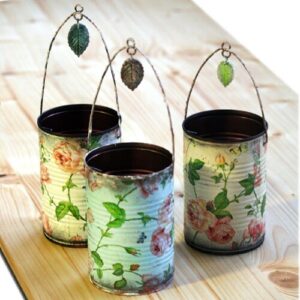 20+ Creative Ways to Decorate Old Tin Cans for Your Home - Kids Art &amp; Craft