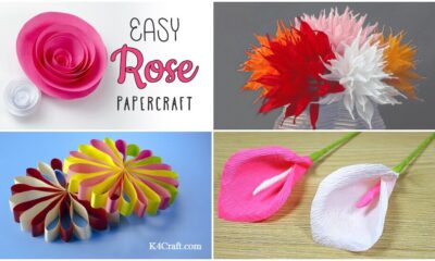 How to Make Paper Flowers at Home Quickly and Easily