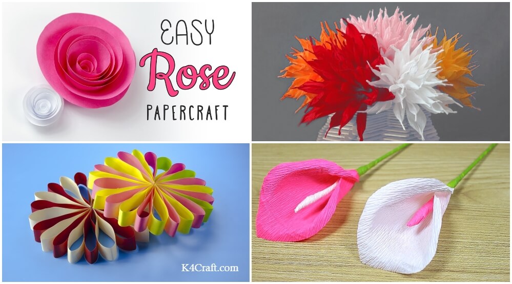 How to Make Paper Flowers at Home Quickly and Easily