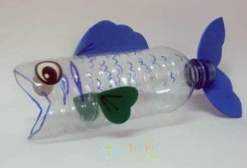 DIY Plastic Bottle Craft Ideas for Kids BOTTLE FISH