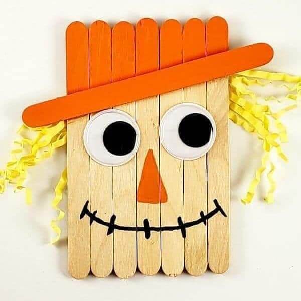 Easy Happy Halloween Popsicle Sticks Craft For Beginners