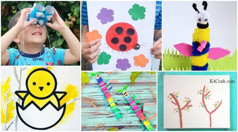 Easy Spring Craft Ideas for Kids - Epic Collection - Kids Art & Craft