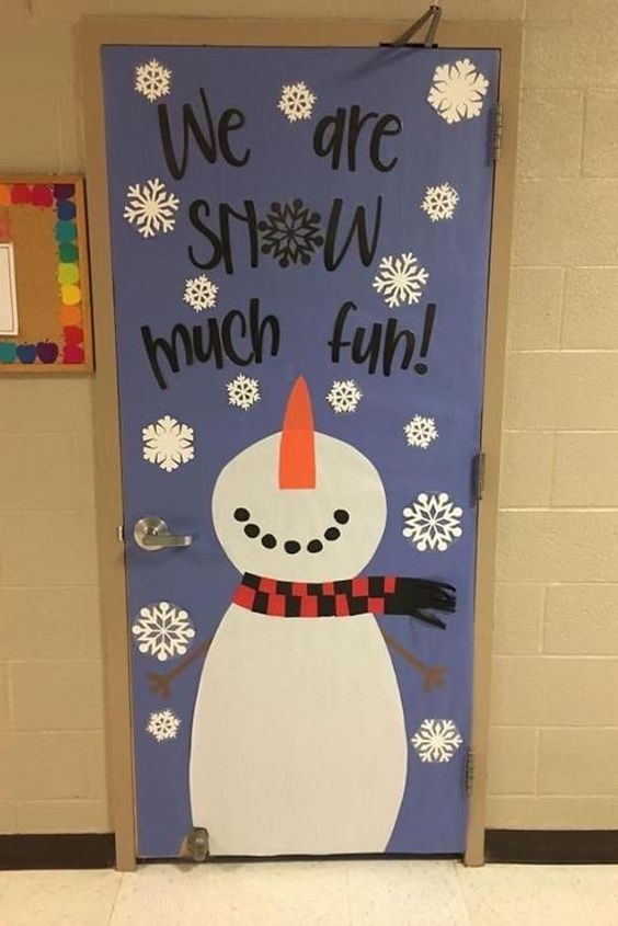 Perfect Christmas Door For Preschoolers