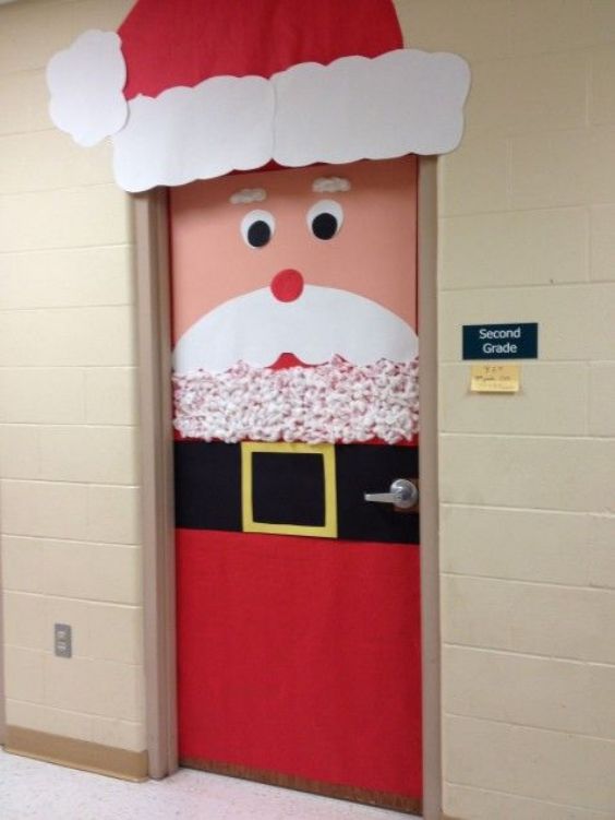 An Adorable Santa Claus Door