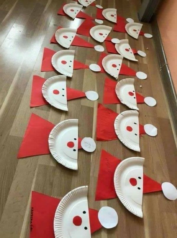Crafty Christmas : Christmas DIY Crafts For Kids DIY Paper Plate Santa Craft