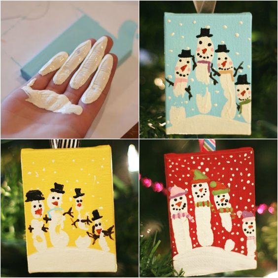  Handprint Art card - Christmas handprint crafts for toddlers & preschoolers.