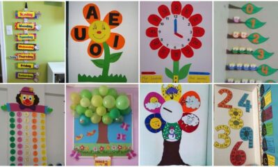 Classroom Decor Paper Craft Ideas for Kids - Handmade Wall Decoration
