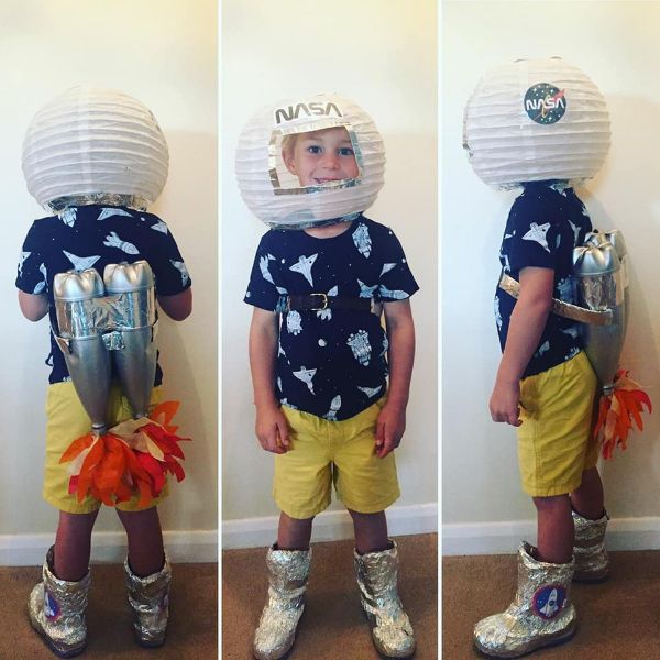 Wonderful Costume Ideas for Kids' Fancy Dress The NASA Spacesuit Craft