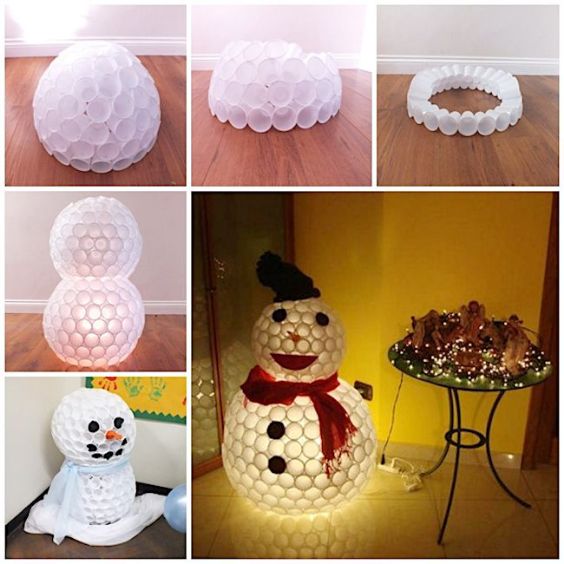 A Beautiful Lightning Snowman - Christmas Craft Ideas to Make & Sell