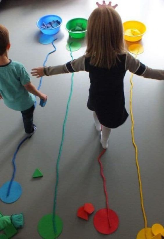 Activities for Kids Balancing Race