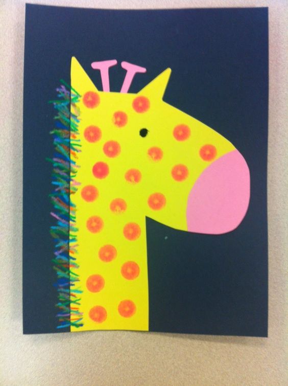 Animalistic Art-Fun and Creative Giraffe Crafts for Kids Felt Sheet Giraffe