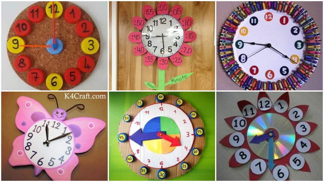 DIY Simple Clock Crafts To Tell Kids Time