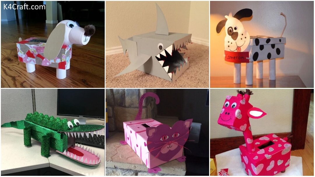 Creative Cardboard Box Crafts For Kids - Kids Art & Craft